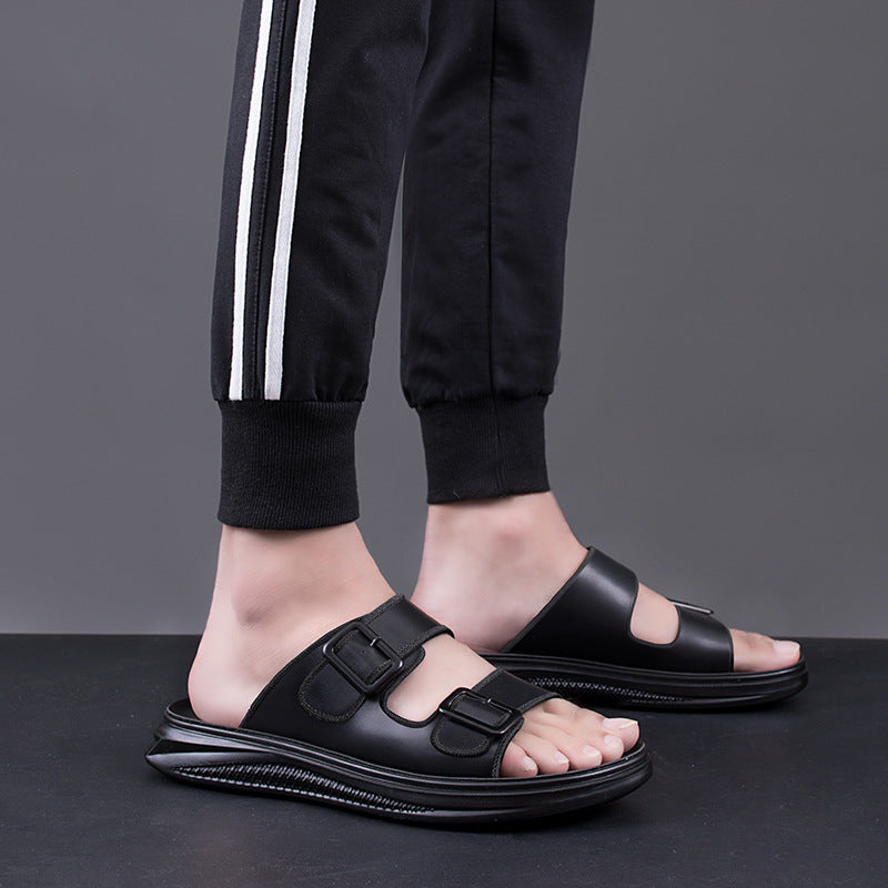 Men's Fashionable Leather Beach Shoes