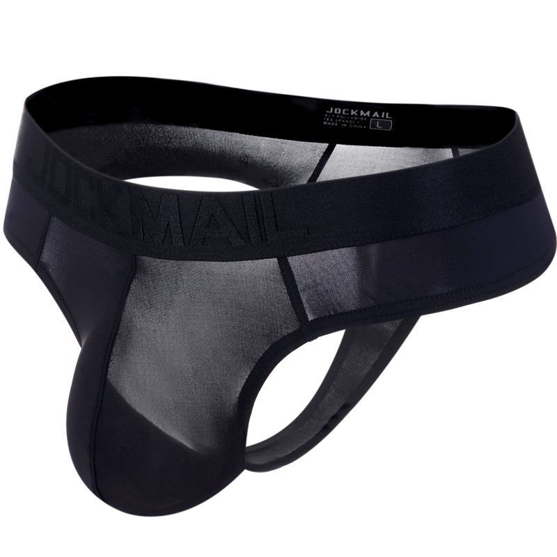 Belt Ice Silk Ultra-thin Translucent Sexy Men's Briefs