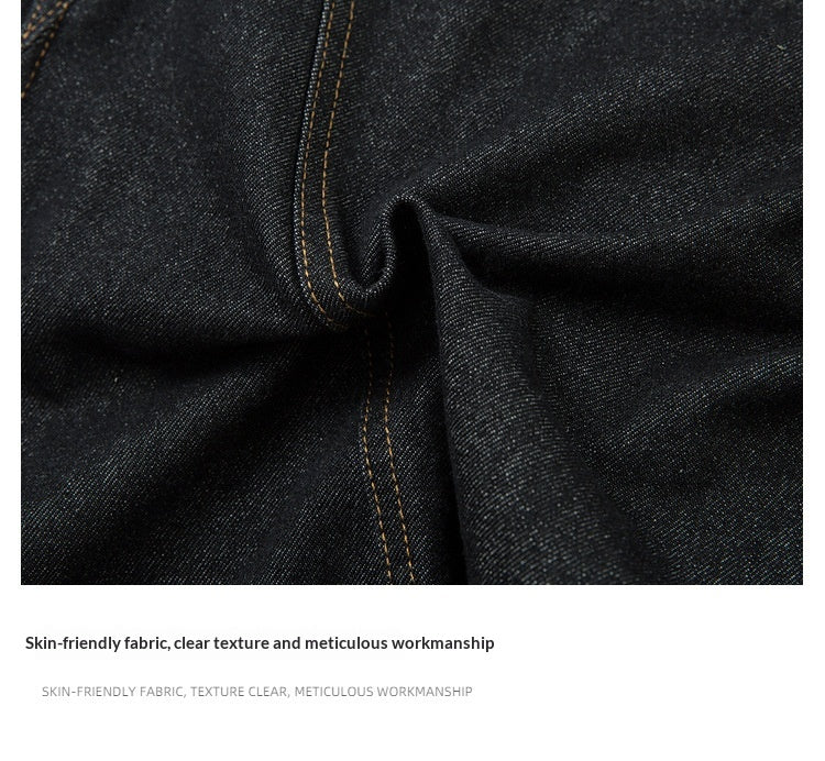Button Design Heavy-duty Jeans For Men