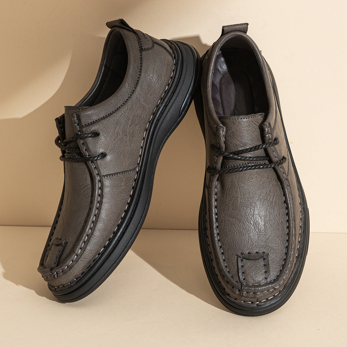 Business Casual Shoes Formal Wear Soft Bottom Lace Up Low Top