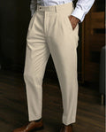 Men's Linen Pocket Flat Comfortable Breathable Trousers