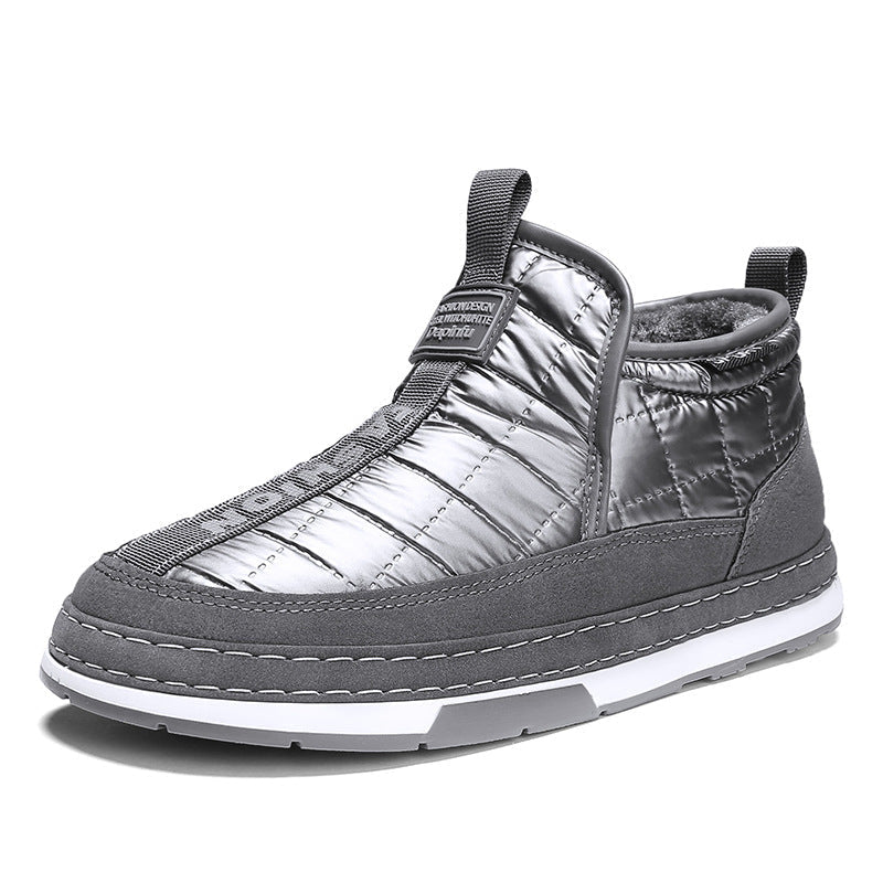 Men's Waterproof Non-slip Plus Velvet Padded Warm Snow Boots