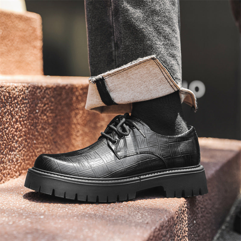 Round Head Solid Color Breathable Low Casual Shoes