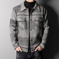 Men's Single-breasted Thickened jacket