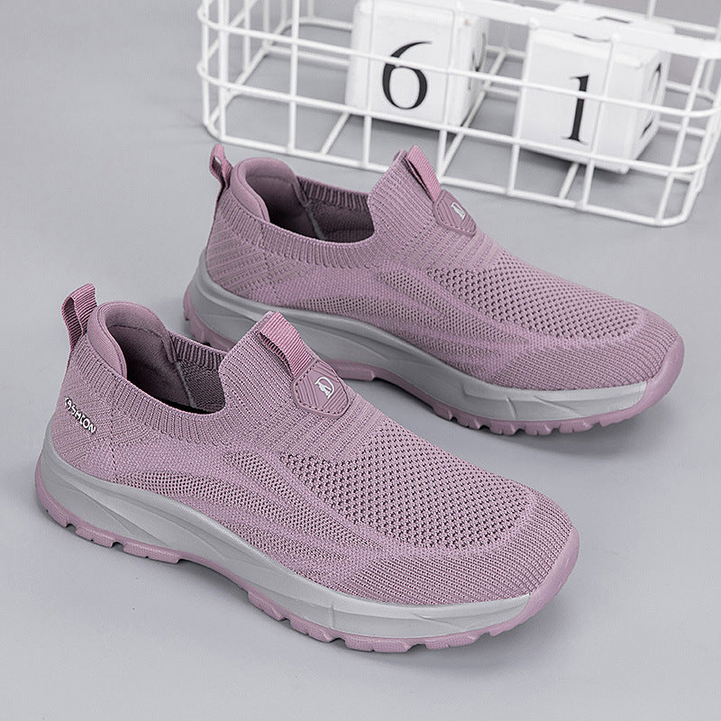 Summer Shoes For The Old Walking Widening Sports