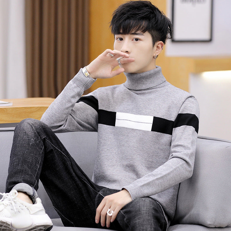 New Style Plus Velvet Thickening Bottoming Sweater Korean Style