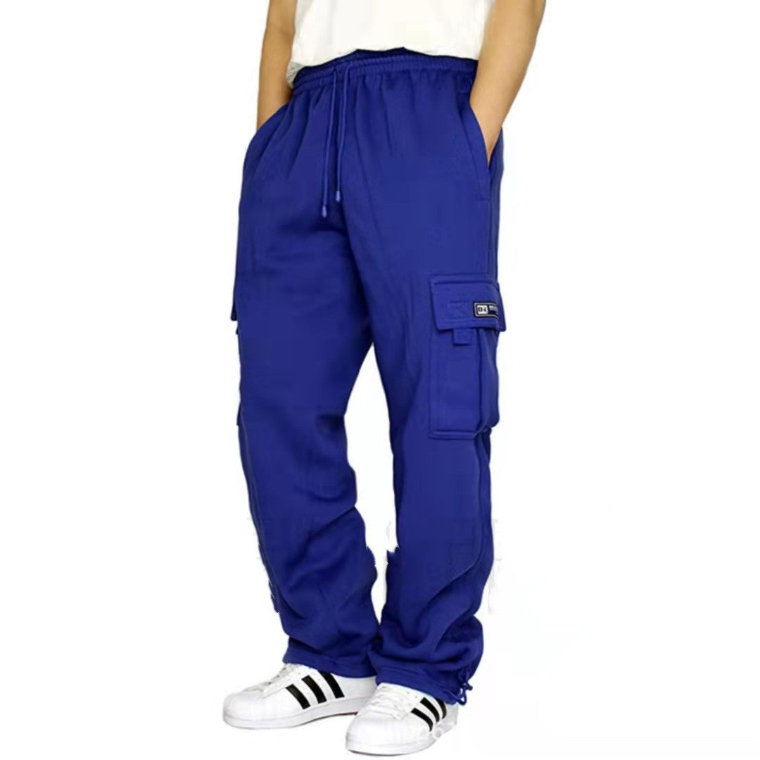 Men Stretch Elastic Waist Jogger Sports Pants