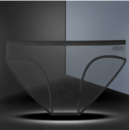 Men's Transparent Ice Silk Underwear