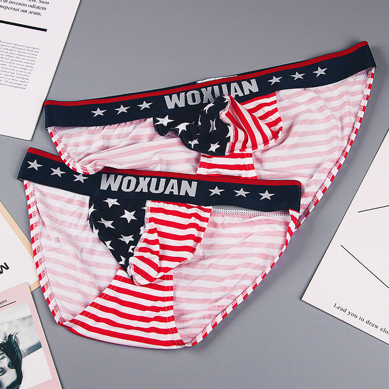 High Fork Fiber Cotton Men's Underwear Comfortable Soft Briefs