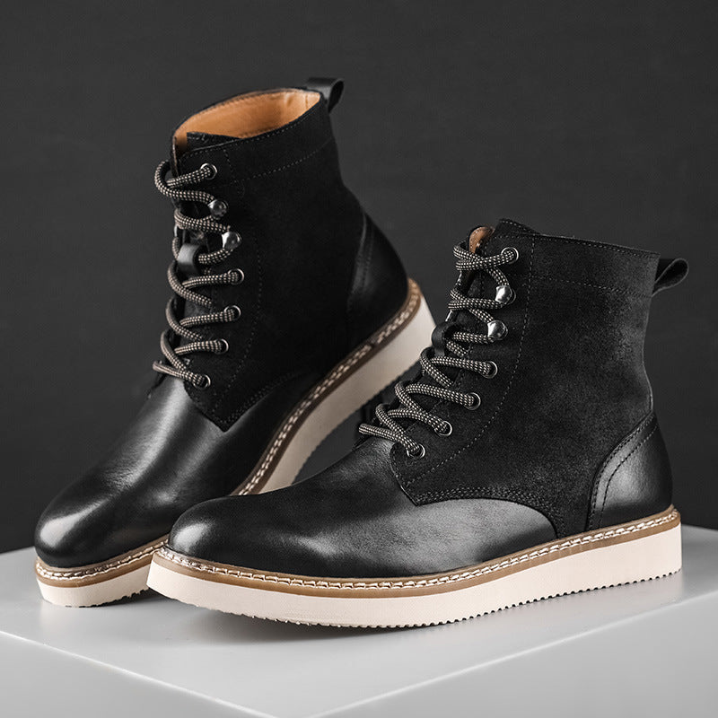 Retro Men's High-top Shoes American Tooling Boots