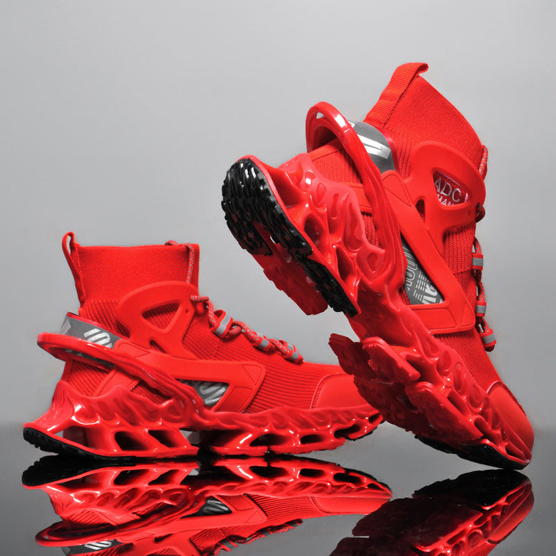 Ultra-light Shock-absorbing Running Blade Fly-knit Sneakers