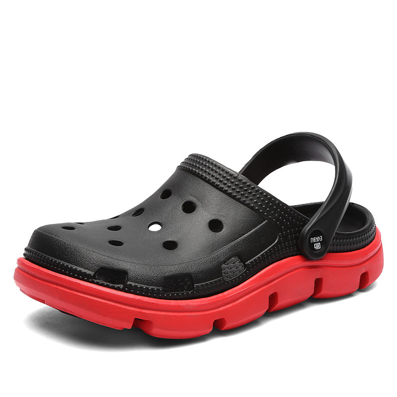 Sandals Men's Summer Hole Shoes Baotou Outdoor Trend Men's Slippers