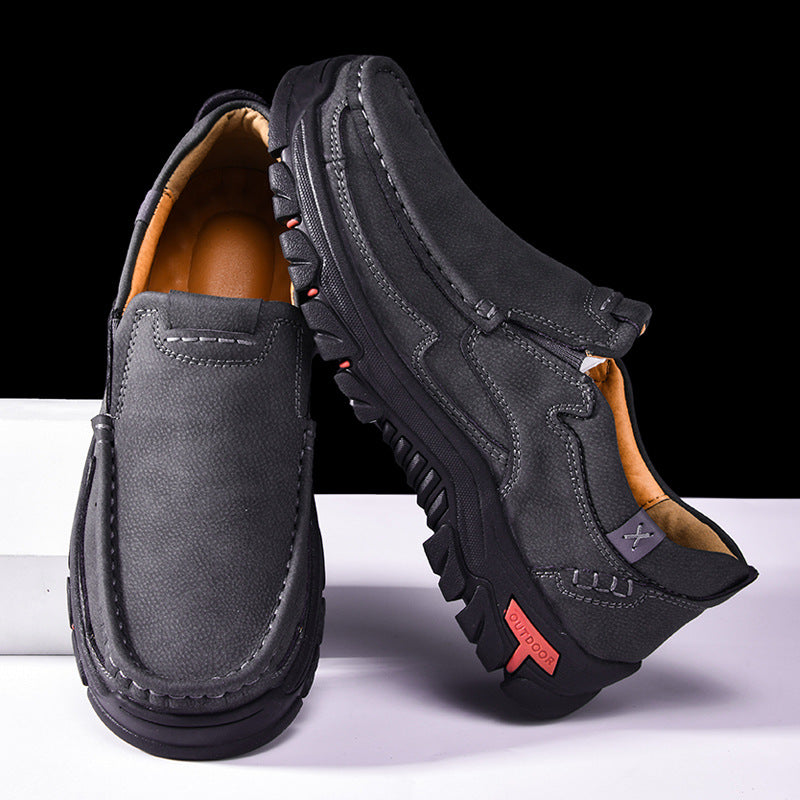 Men's Plus Size Casual Loafers Non-slip Breathable Latex Insole