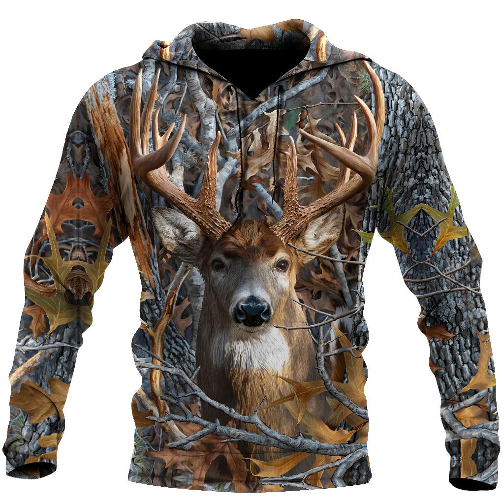 Digital Printing Leisure Fashion Hooded Sweatshirt