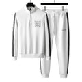 Zipper Sweater Suit White Clothes Coat