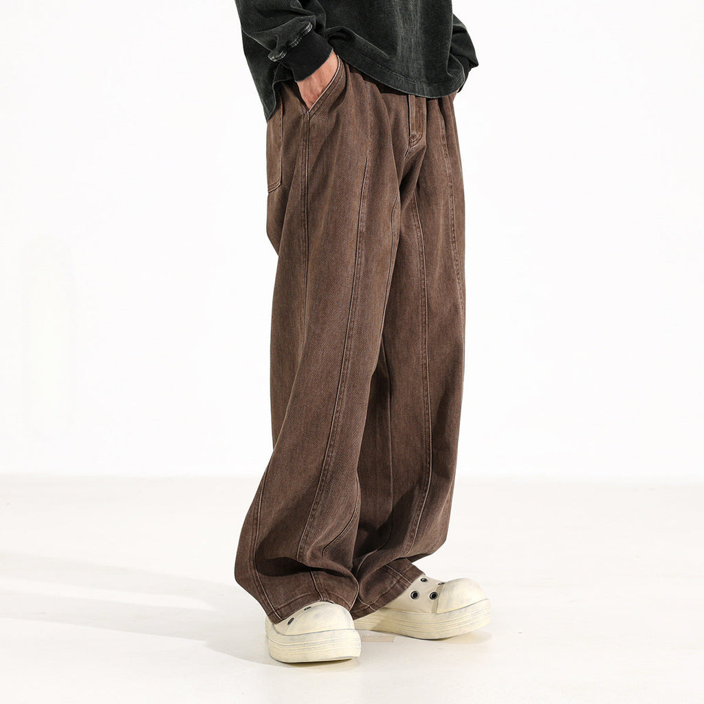 Maillard American Retro Drooping Straight Jeans