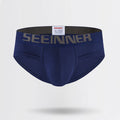 Men's Underwear Cotton Breathable Hip Lifting Low Waist Solid Color