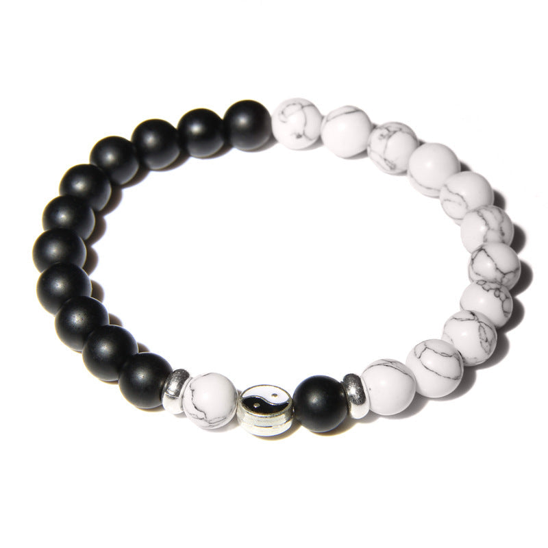 Natural Stone Turquoise Beads Bracelet Men