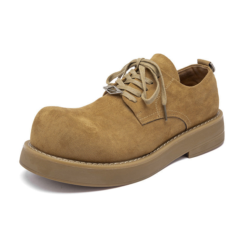 American Retro Outdoor Waterproof Cowhide Work Shoes Men