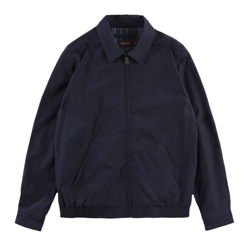 Spring Classic Lapel Contrast Color Sports Jacket