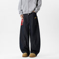Retro Design Large Pocket Machete Cargo Jeans Men