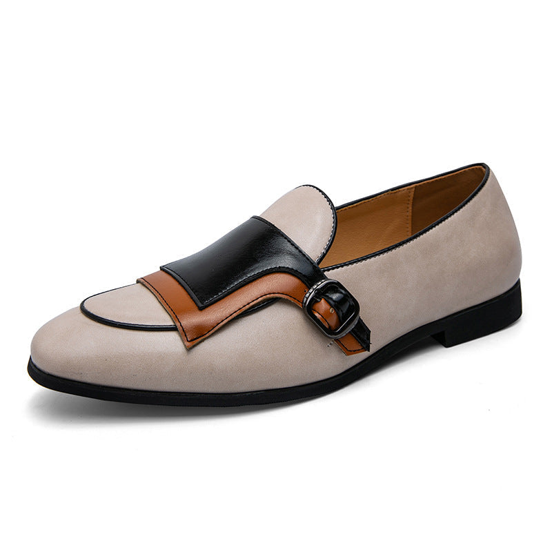 Personality Trendy Men's One Pedal Loafer Leather Shoes