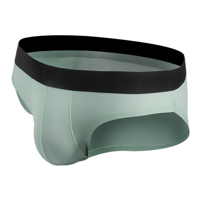 Men's Ice Silk Seamless Summer Breathable Briefs