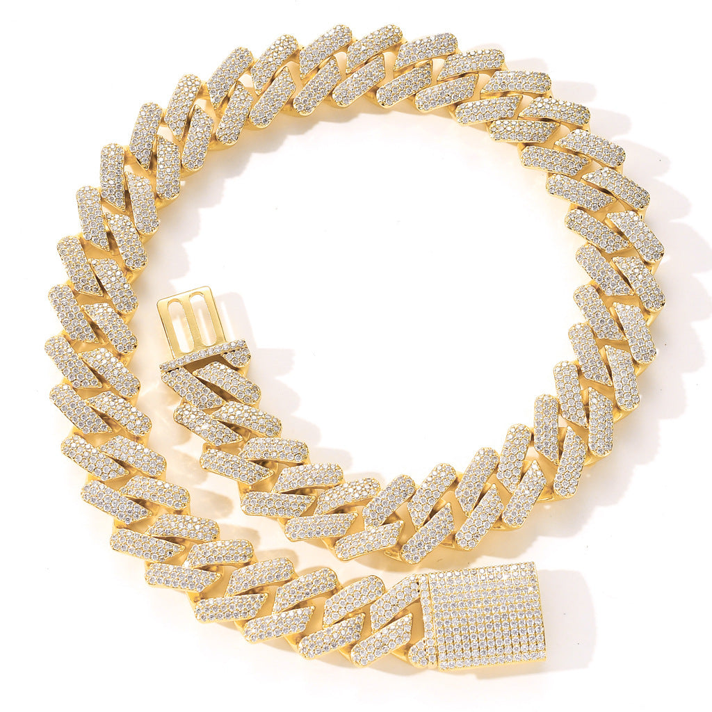 Full zircon hip hop accessories