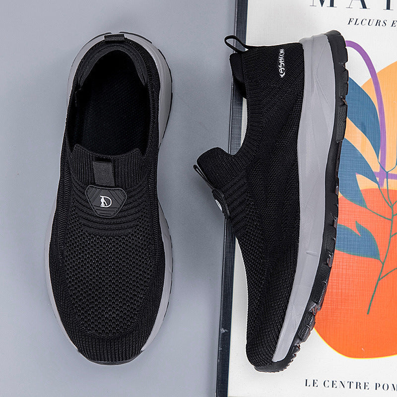 Summer Shoes For The Old Walking Widening Sports