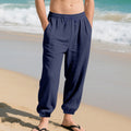 Plus Size Tether Casual Exercise Ankle-tied Straight-leg Pants