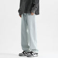 Men's Washed Straight Leg Jeans