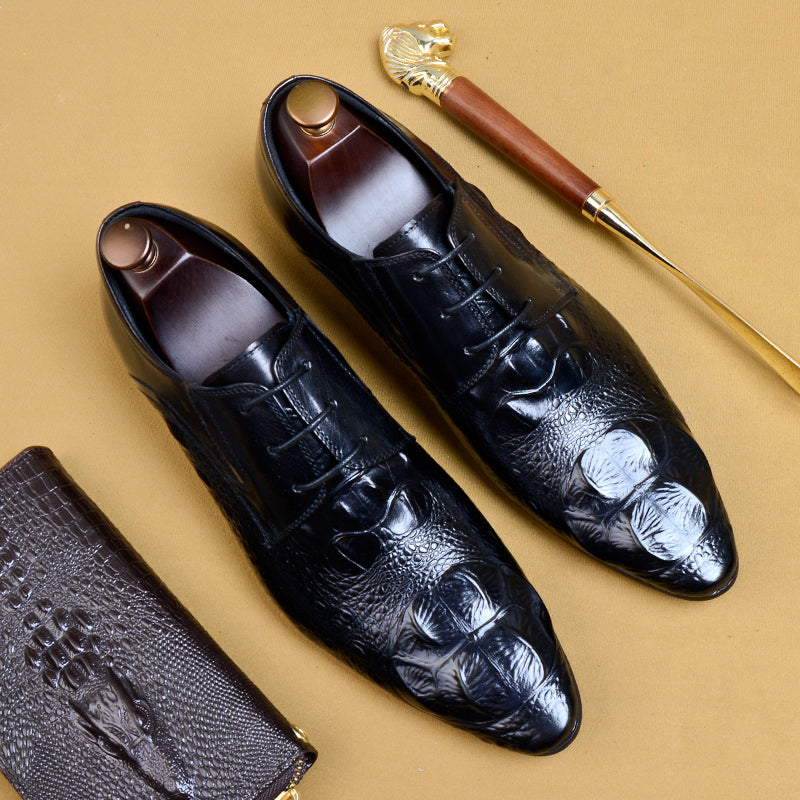 Men's Business Suit Pointed Leather Shoes