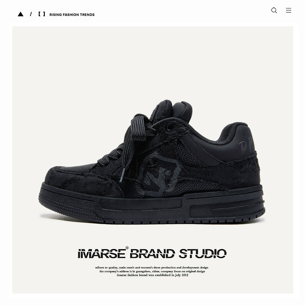 Destroy Aesthetic Leisure Men's Platform Shoes