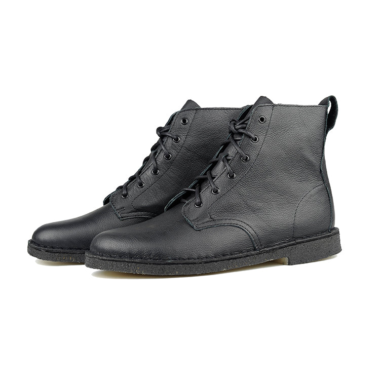Crazy Horse Leather Comfortable Raw Rubber Sole Martin Boots
