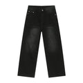 Men's Autumn New Product Loose Straight Washed Jeans