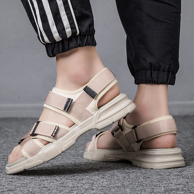 Korean Style Personalized Breathable Fabric Sandals