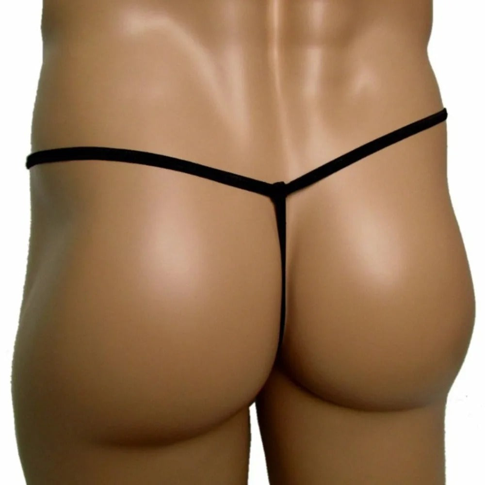 Men's Low Waist Bandage Candy Solid Color Underwear