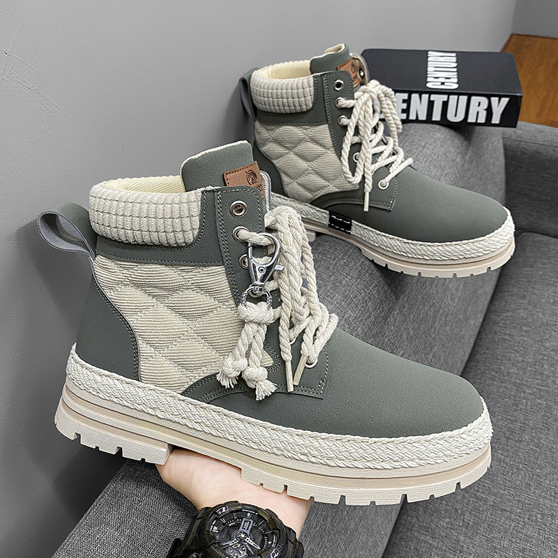High-top Sports All-match Student Boots