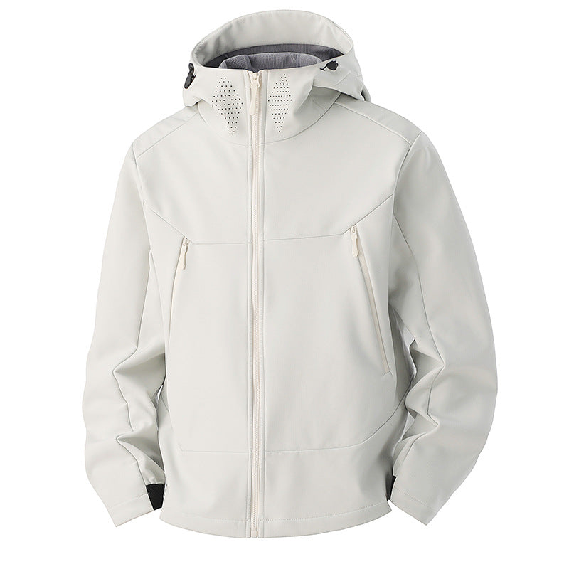 Soft Shell Men's Windproof Waterproof Outdoor Shell Jacket