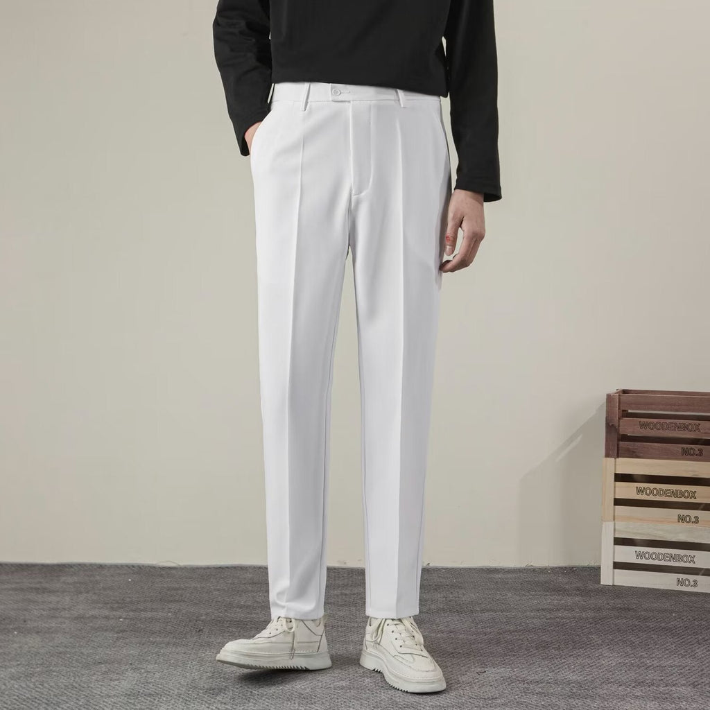Men's Straight Casual Suit Pants