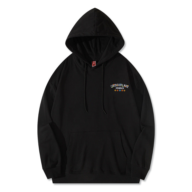 Men's Embroidered Pullover Hoodie