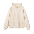 Thermal Head Cover Solid Color Hoodie Fleece-lined Thickened