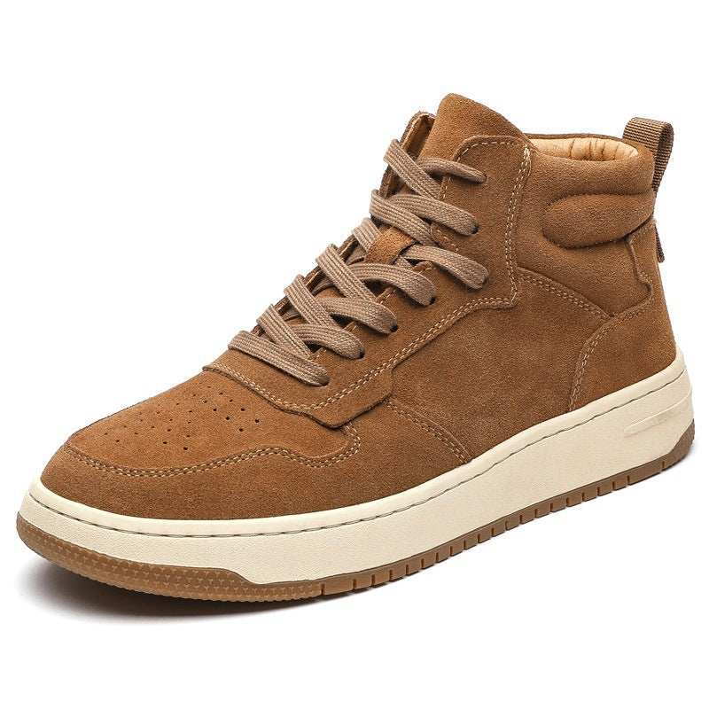 Men's Retro Workwear Mid-Top Martin Boots