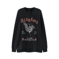 American Retro Washed Printed Terry Sweater