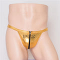 Men's Solid Color Low Waist Hollow Out See Through Underwear