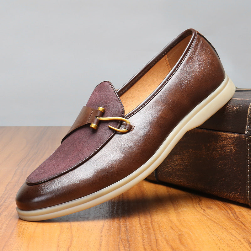 Versatile Breathable Casual Men's Leather Shoes