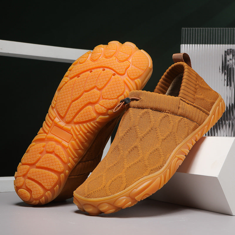 Outdoor Running Exercise Warm Sweat-absorbent Walking Shoes