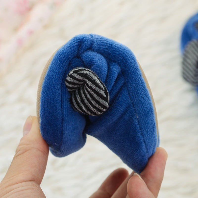 Children's Cartoon Plush Puppy Cotton Slippers