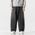 Japanese Style Large Size Leisure Wide-leg Straight Pants