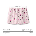 Men's Leopard Print Loose Woven Casual Boxer Briefs